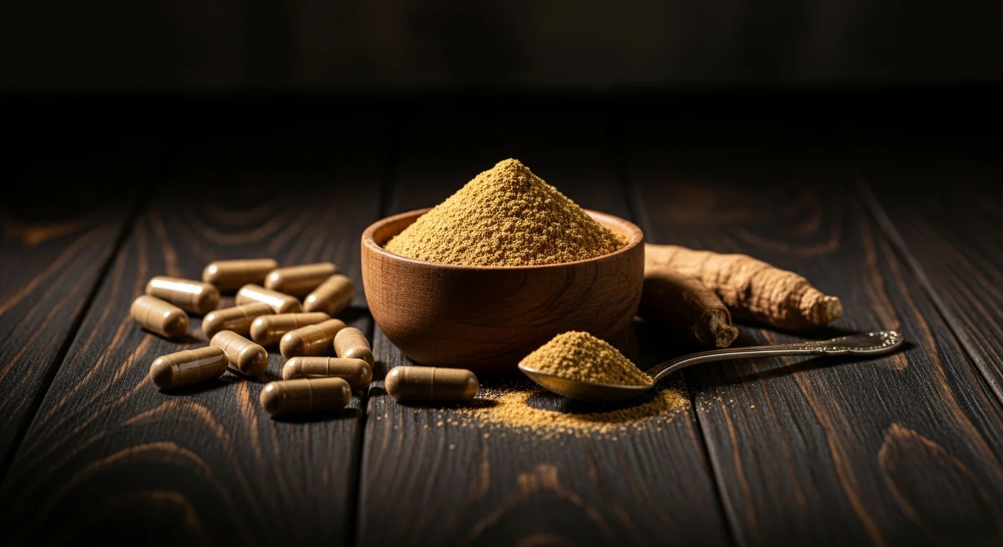 Ashwagandha ve Spor: Kortizolü Düşürür mü, Performansı Artırır mı? - takviyeler rehberi ve bilgilendirici görsel. Gokalaf fitness blogu.