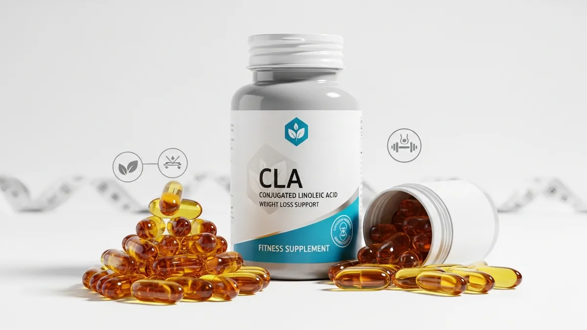 CLA Nedir? Yağ Yakımına Etkisi ve Kullanımı - Takviye rehberi ve bilgilendirici görsel. Gokalaf fitness blogu.