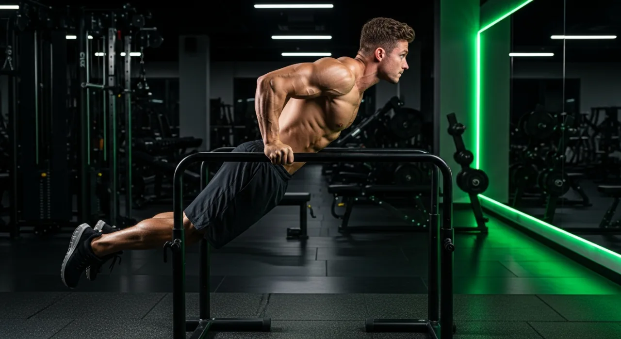 Dips Egzersizi Nasıl Yapılır - Antrenman rehberi ve bilgilendirici görsel. Gokalaf fitness blogu.