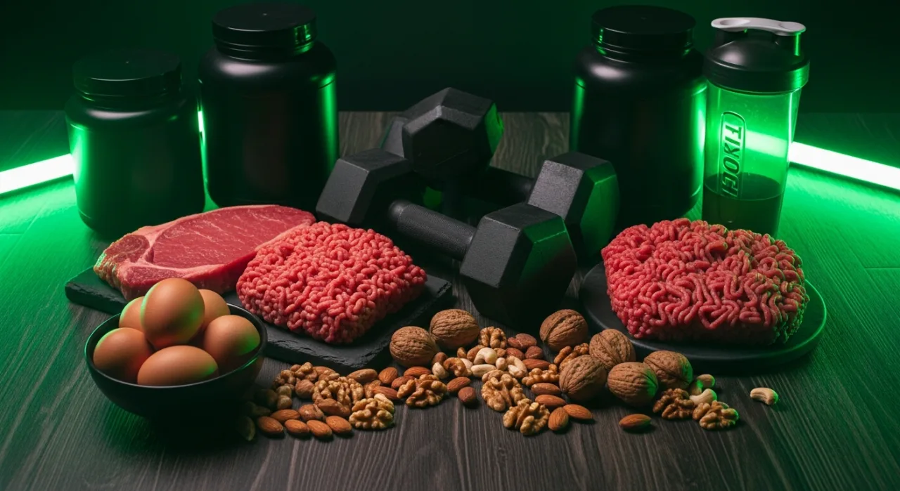 Doğal Testosteron Nasıl Artırılır - Beslenme rehberi ve bilgilendirici görsel. Gokalaf fitness blogu.