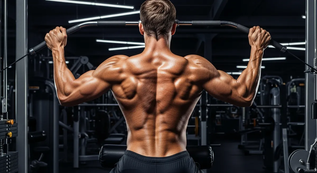 Lat Pulldown Nasıl Yapılır? Doğru Teknik ve Varyasyonlar - Antrenman rehberi ve bilgilendirici görsel. Gokalaf fitness blogu.