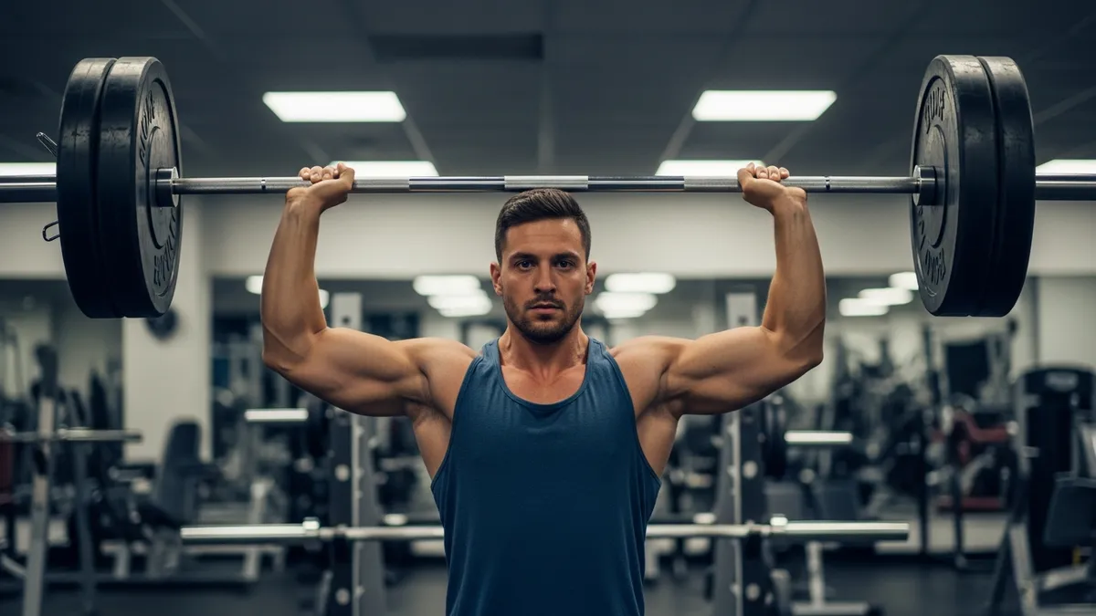 Overhead Press Nedir? Omuz Gücünü Artıran Hareket - Antrenman rehberi ve bilgilendirici görsel. Gokalaf fitness blogu.
