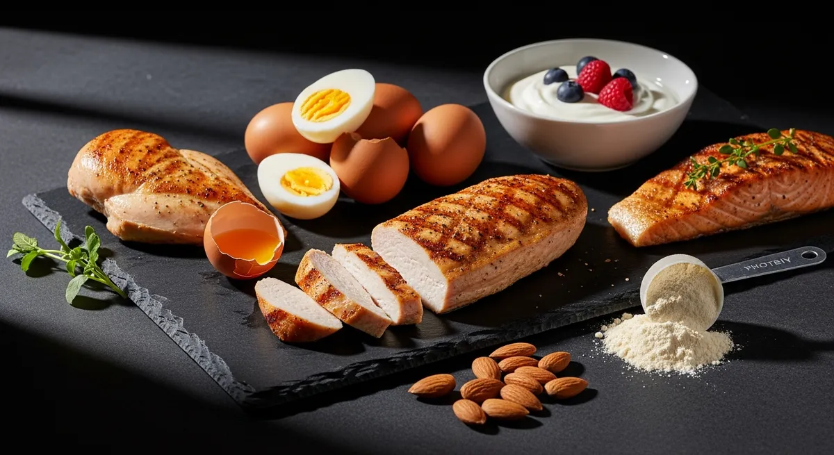 Günlük Protein İhtiyacı Ne Kadar? Kapsamlı Protein Rehberi - Beslenme rehberi ve bilgilendirici görsel. Gokalaf fitness blogu.