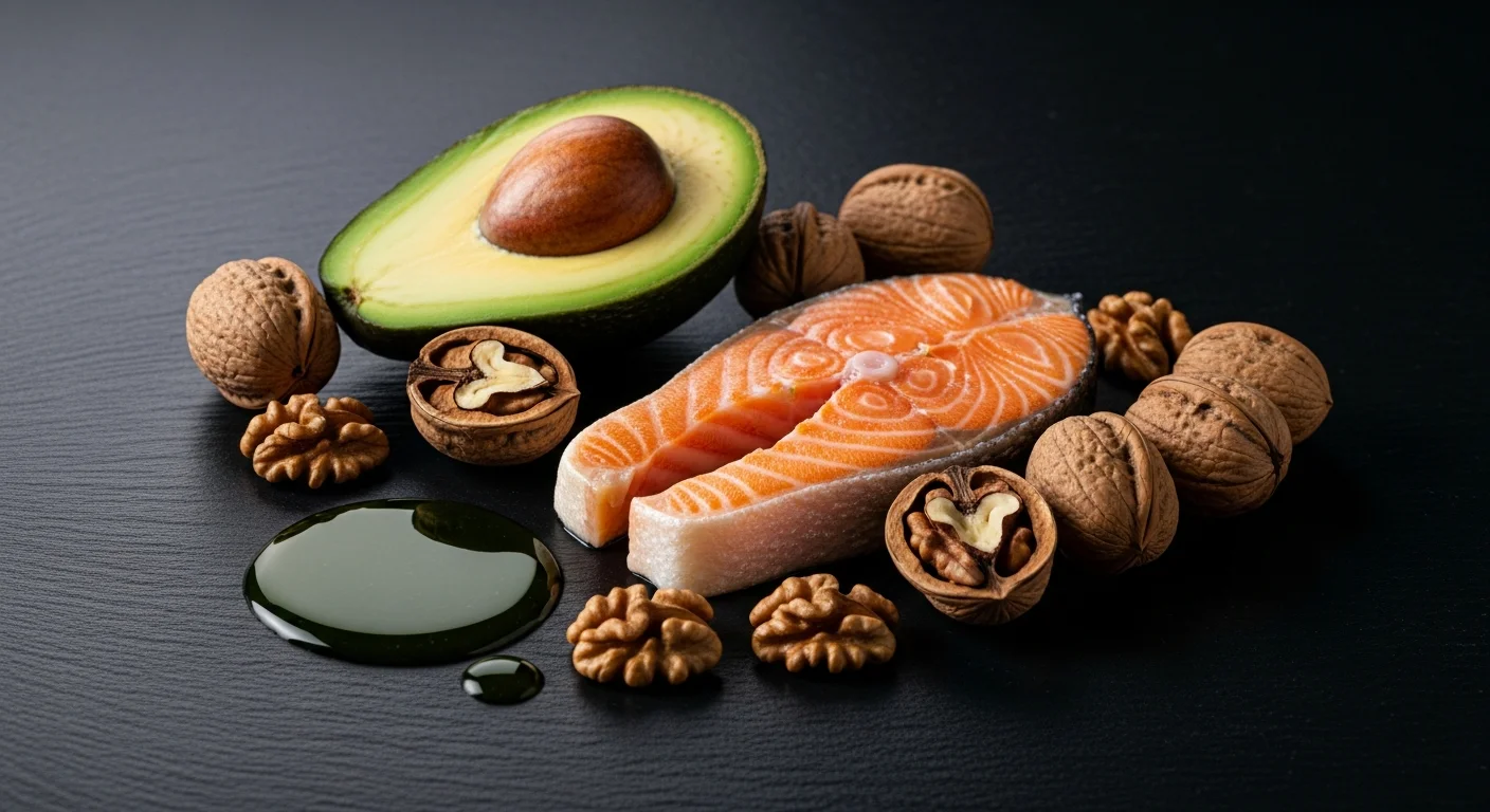 Sağlıklı Yağlar Nelerdir? Avokado, Ceviz, Zeytinyağı Rehberi - Beslenme rehberi ve bilgilendirici görsel. Gokalaf fitness blogu.