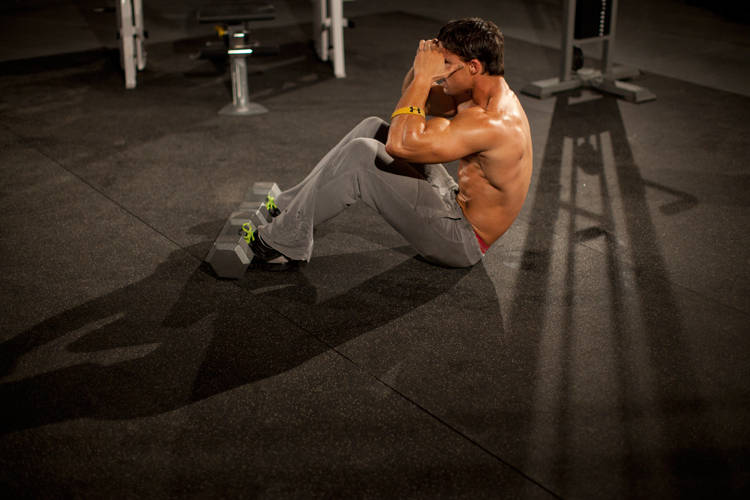 3/4 Sit-Up - Bitiş Pozisyonu