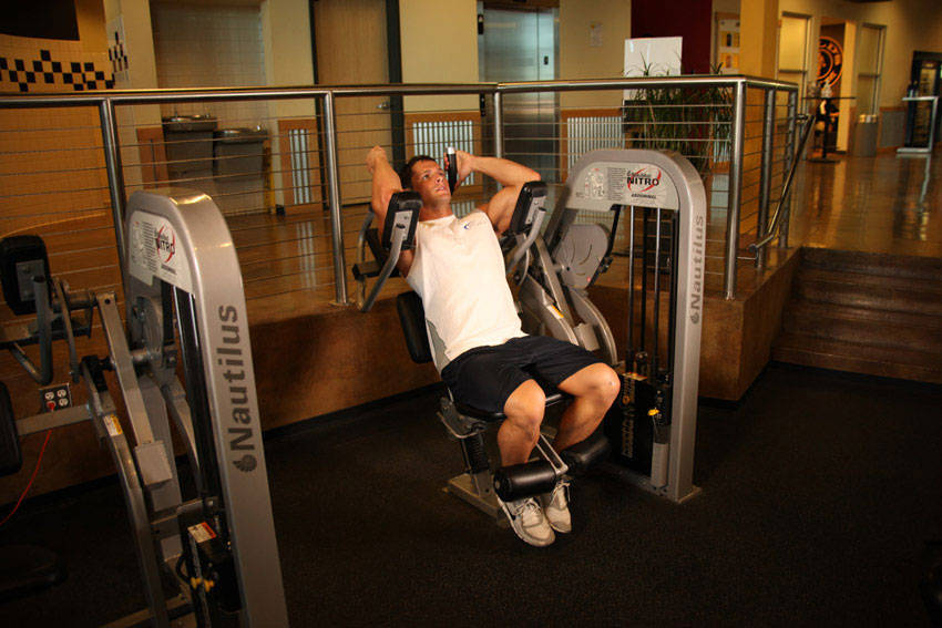 Ab Crunch Machine - Başlangıç Pozisyonu