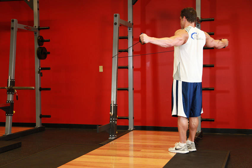 Back Flyes - With Bands - Bitiş Pozisyonu