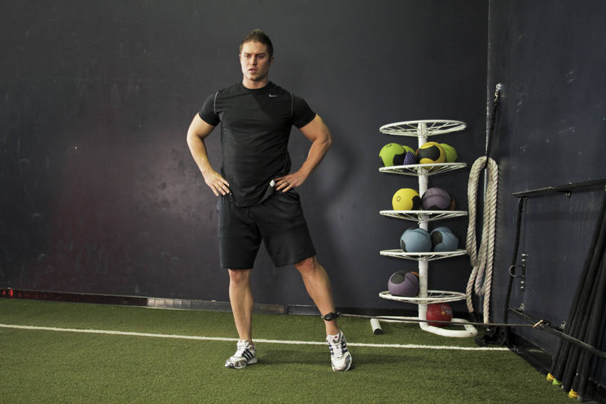 Band Hip Adductions - Başlangıç Pozisyonu