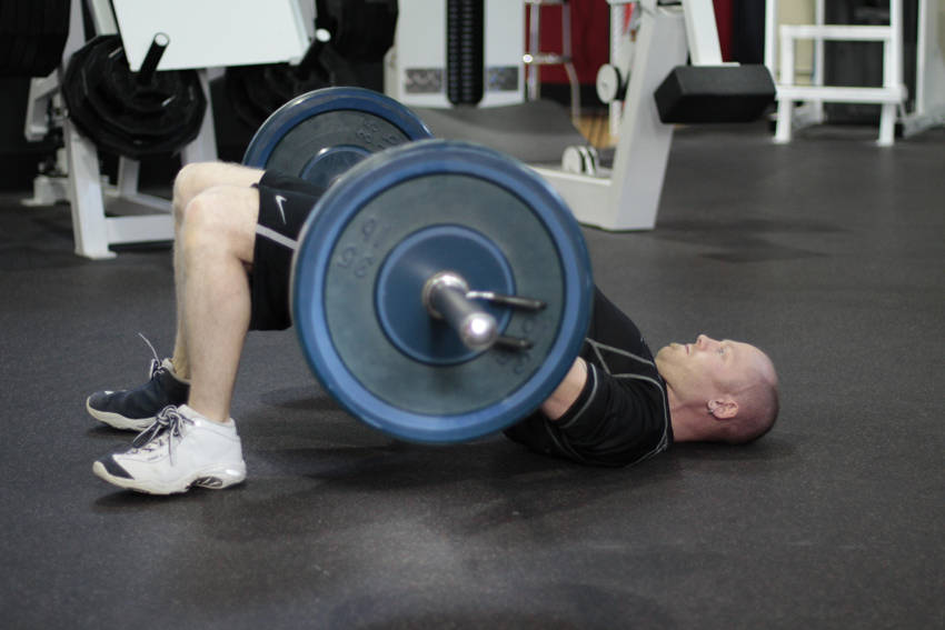 Barbell Glute Bridge - Bitiş Pozisyonu