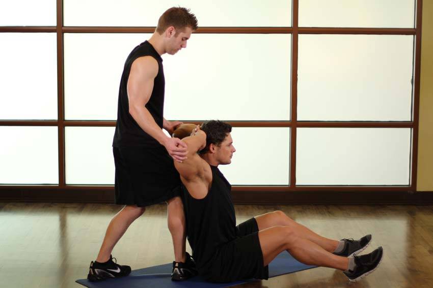 Behind Head Chest Stretch - Bitiş Pozisyonu