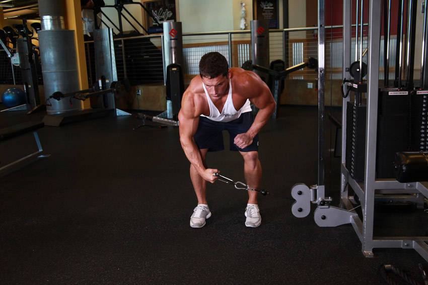 Bent Over Low-Pulley Side Lateral - Başlangıç Pozisyonu