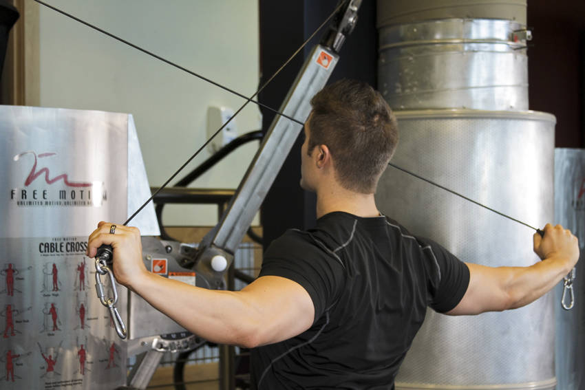 Cable Rear Delt Fly - Bitiş Pozisyonu