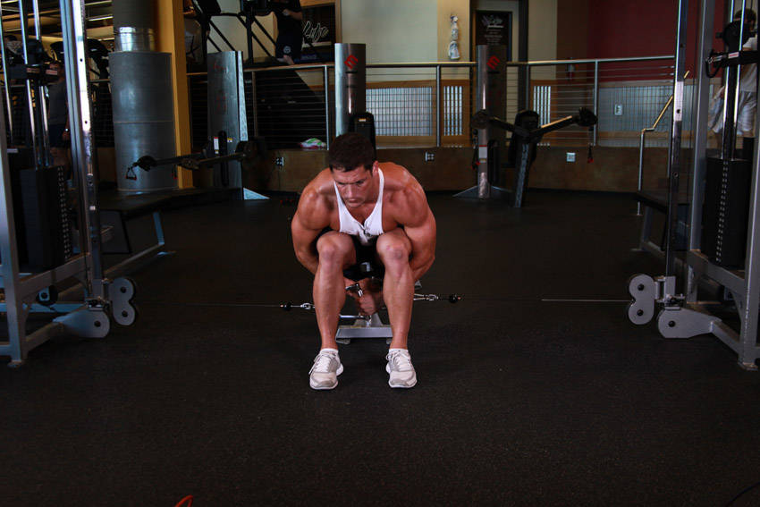Cable Seated Lateral Raise - Başlangıç Pozisyonu