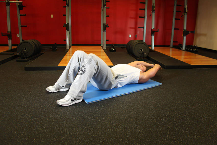 Crunch - Hands Overhead - Başlangıç Pozisyonu