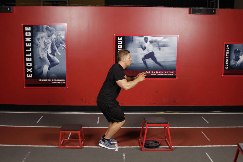 Depth Jump Leap - Bitiş Pozisyonu