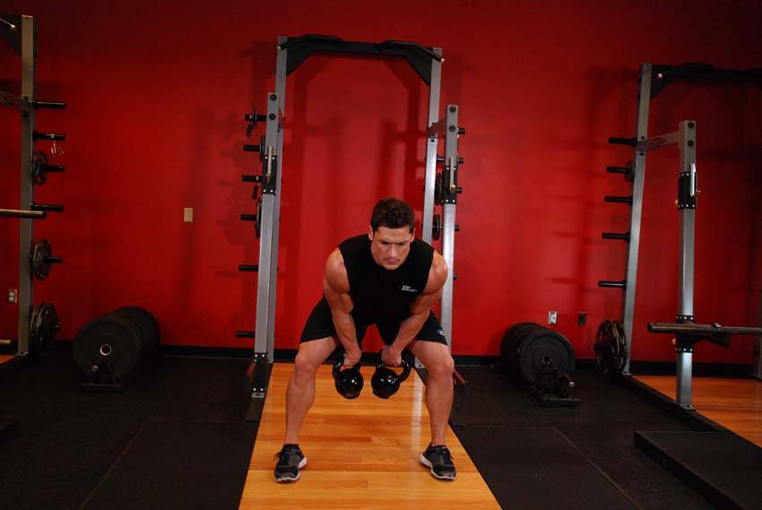 Double Kettlebell Snatch - Bitiş Pozisyonu