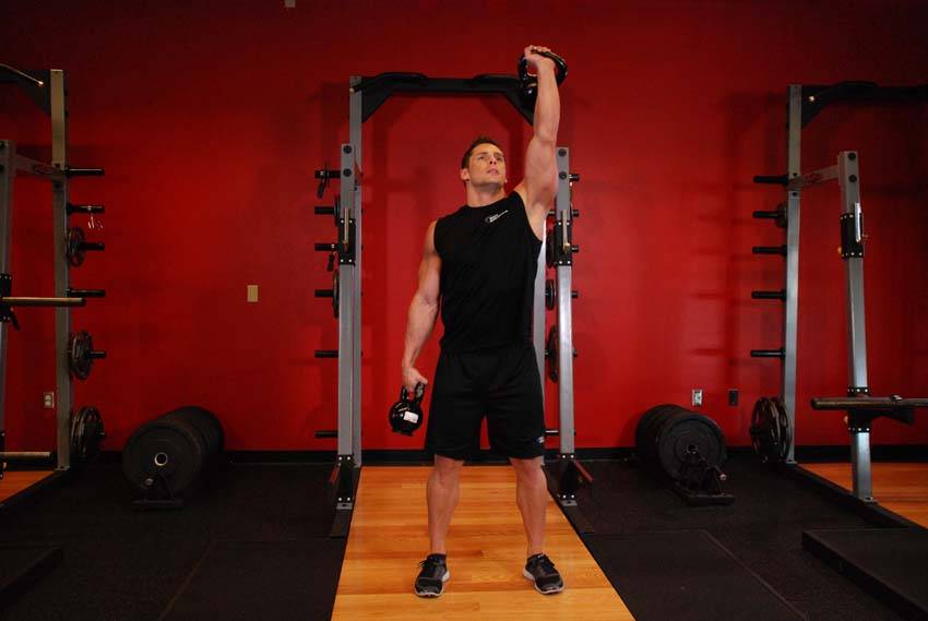 Double Kettlebell Windmill - Başlangıç Pozisyonu