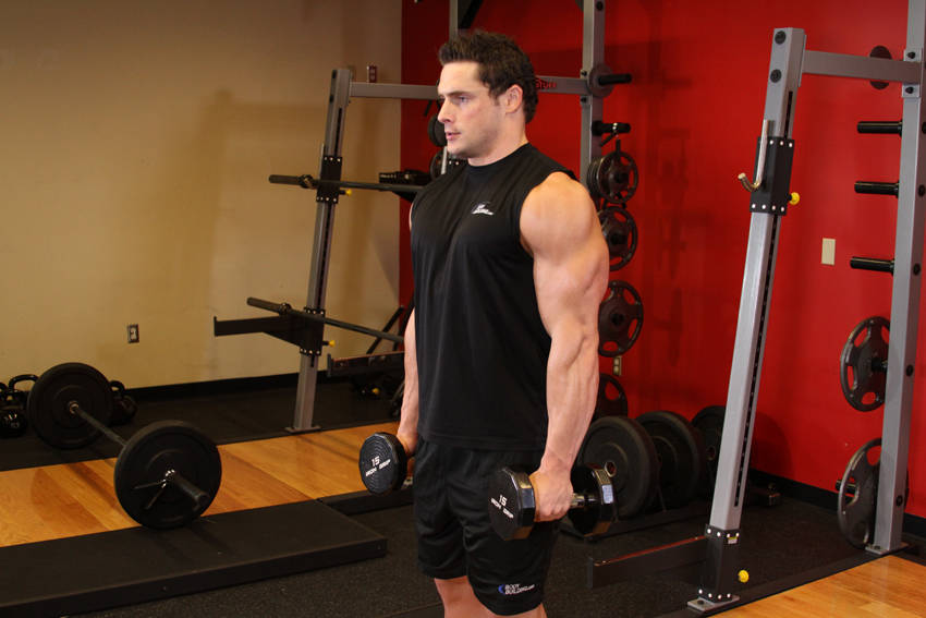 Dumbbell Raise - Başlangıç Pozisyonu