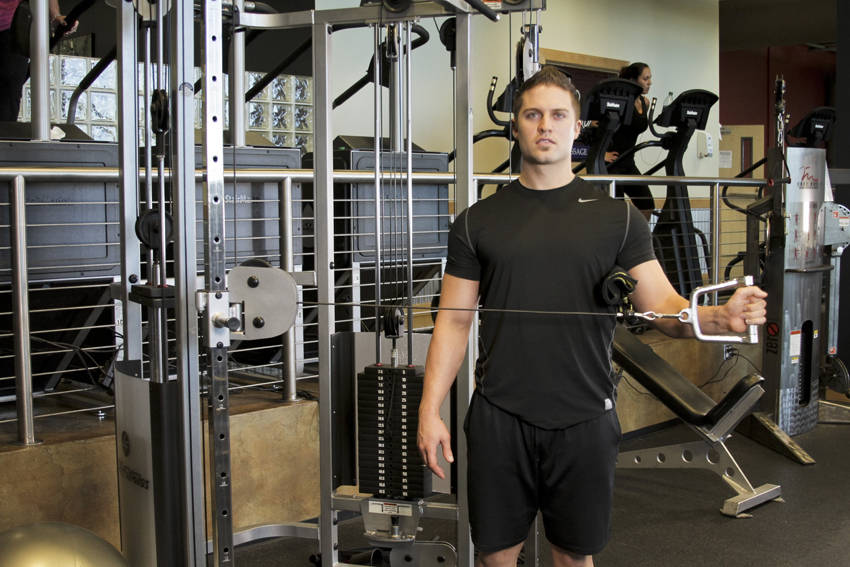 External Rotation with Cable - Bitiş Pozisyonu