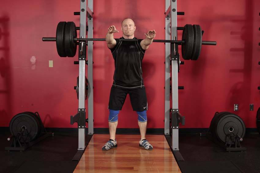 Frankenstein Squat - Başlangıç Pozisyonu