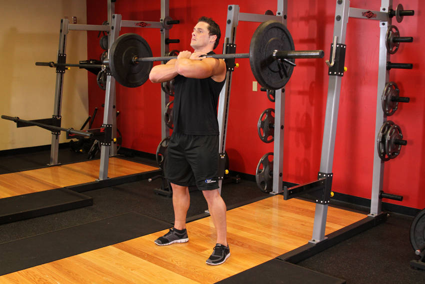 Front Barbell Squat - Başlangıç Pozisyonu