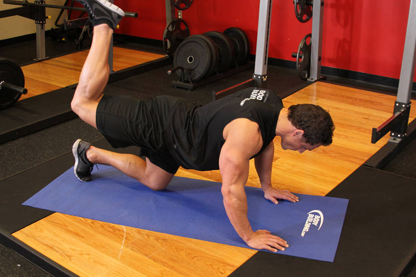 Glute Kickback - Bitiş Pozisyonu