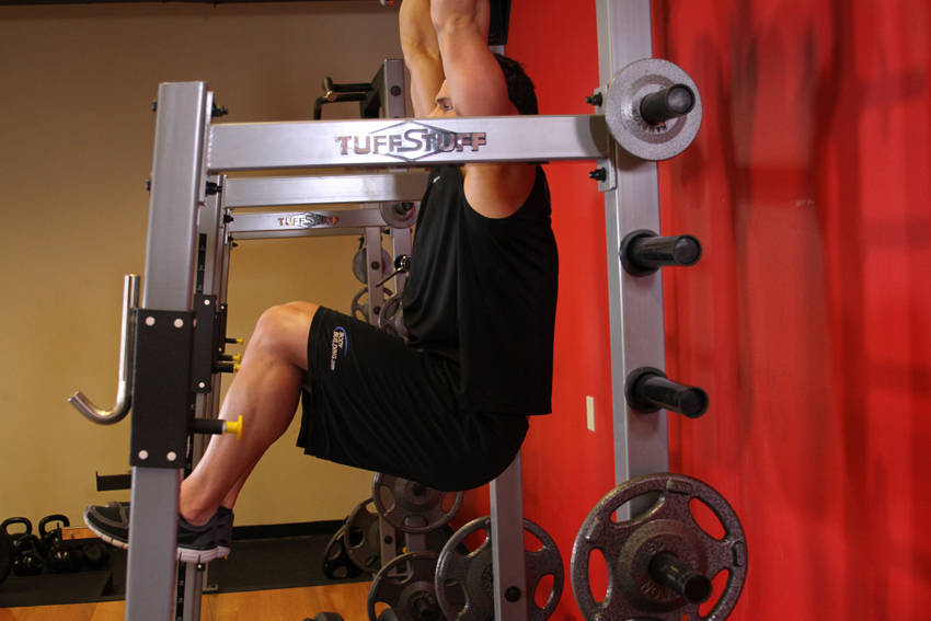 Hanging Leg Raise - Bitiş Pozisyonu