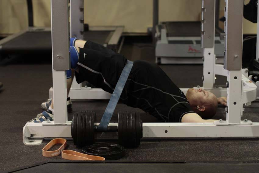 Hip Lift with Band - Bitiş Pozisyonu