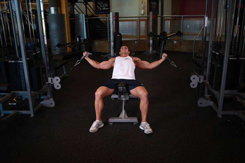 Incline Cable Flye - Başlangıç Pozisyonu