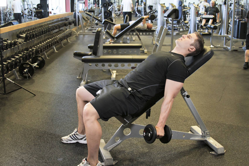 Incline Hammer Curls - Başlangıç Pozisyonu