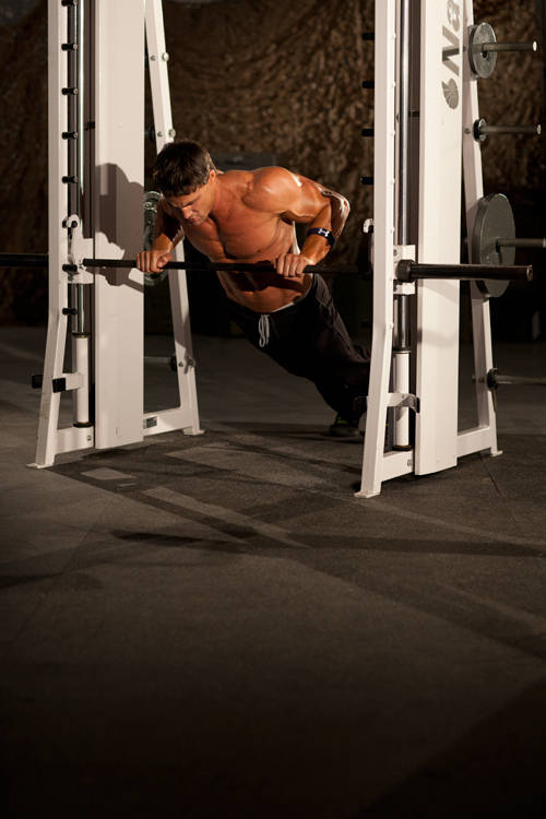 Incline Push-Up Medium - Bitiş Pozisyonu