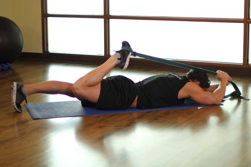 Intermediate Hip Flexor and Quad Stretch - Bitiş Pozisyonu