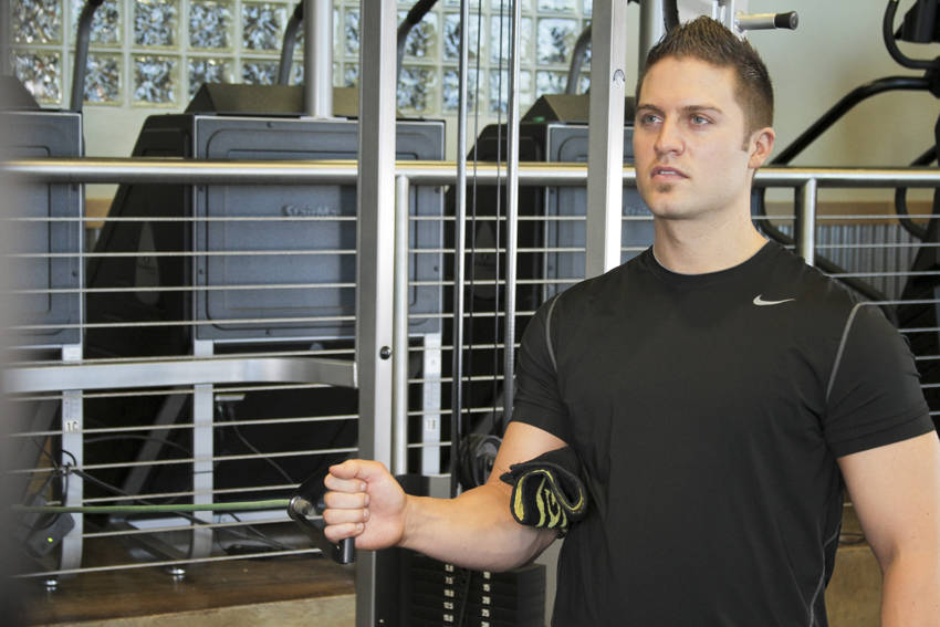 Internal Rotation with Band - Başlangıç Pozisyonu