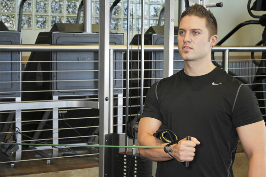 Internal Rotation with Band - Bitiş Pozisyonu