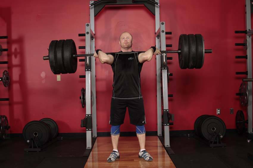 Jerk Dip Squat - Başlangıç Pozisyonu