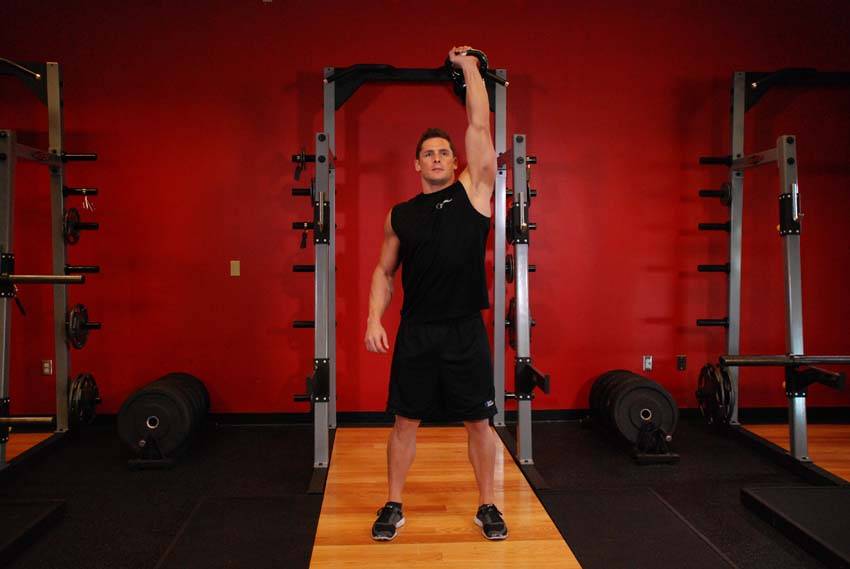 Kettlebell Arnold Press - Bitiş Pozisyonu