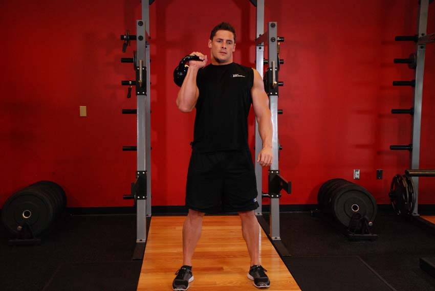 Kettlebell Dead Clean - Bitiş Pozisyonu