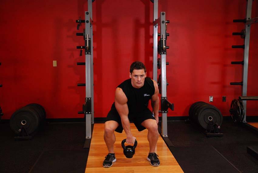 Kettlebell Hang Clean - Bitiş Pozisyonu