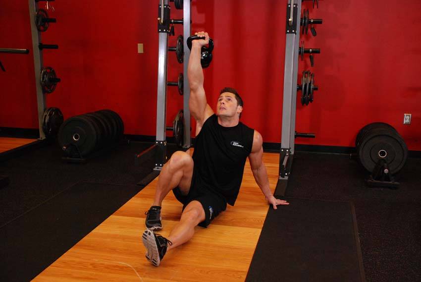 Kettlebell Turkish Get-Up (Lunge style) - Bitiş Pozisyonu