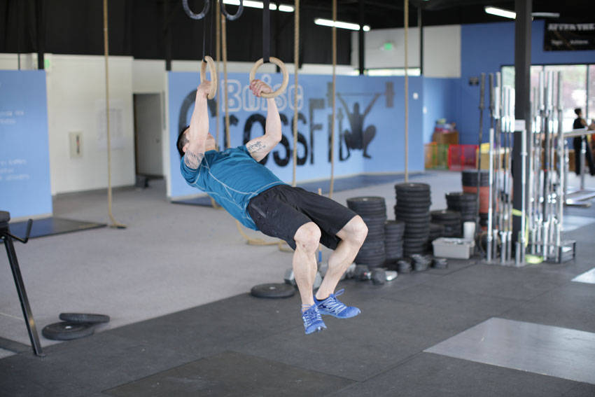 Kipping Muscle Up - Bitiş Pozisyonu