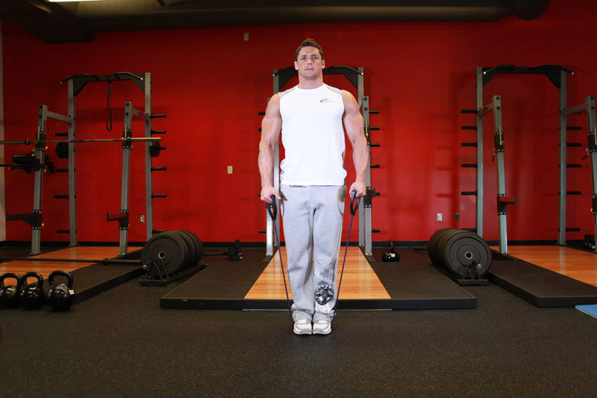 Lateral Raise - With Bands - Başlangıç Pozisyonu