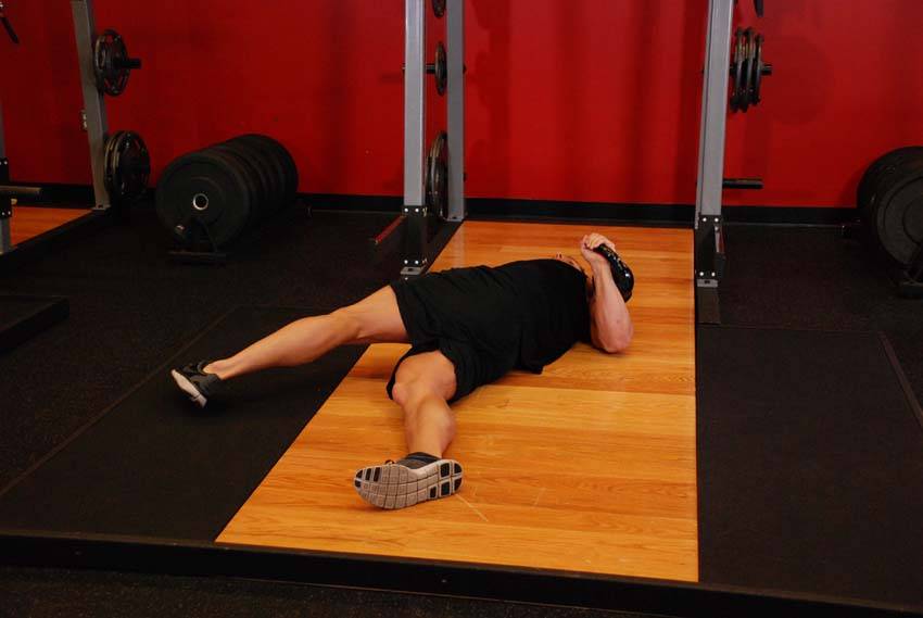 Leg-Over Floor Press - Başlangıç Pozisyonu