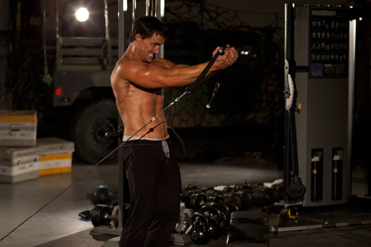 Low Cable Crossover - Bitiş Pozisyonu