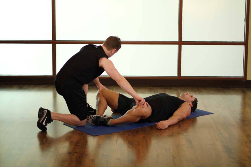 Lying Bent Leg Groin - Bitiş Pozisyonu