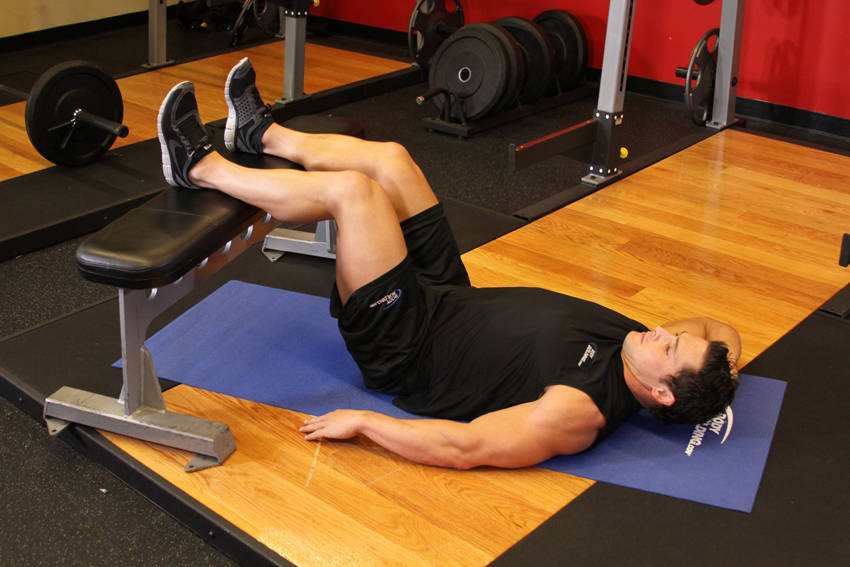 Oblique Crunches - Başlangıç Pozisyonu