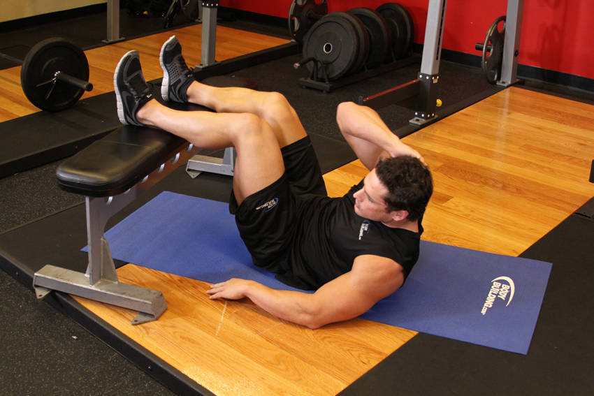 Oblique Crunches - Bitiş Pozisyonu