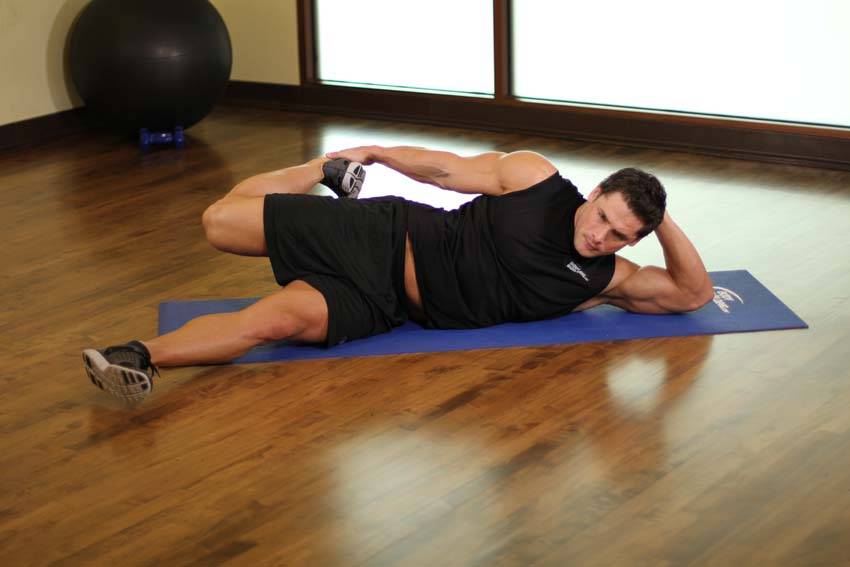 On Your Side Quad Stretch - Bitiş Pozisyonu