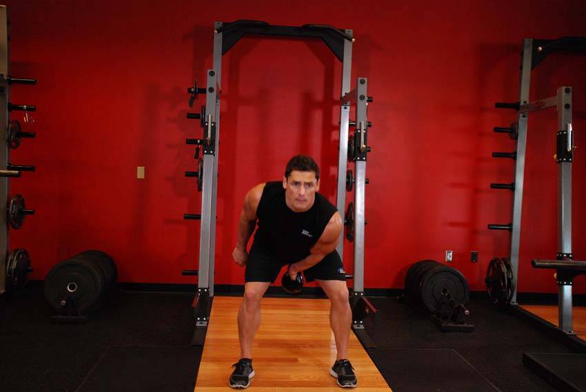 One-Arm Kettlebell Swings - Bitiş Pozisyonu