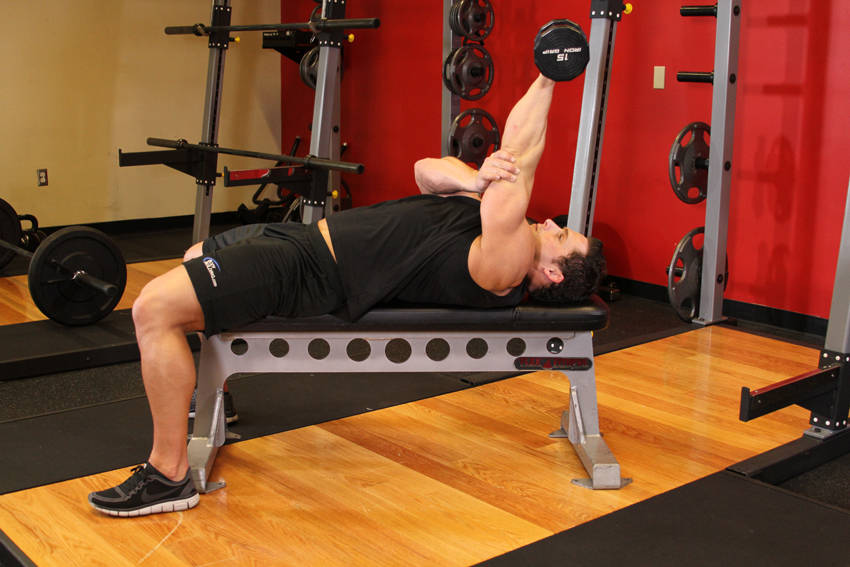 One Arm Pronated Dumbbell Triceps Extension - Başlangıç Pozisyonu