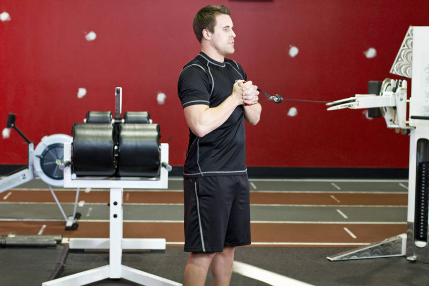 Pallof Press With Rotation - Başlangıç Pozisyonu